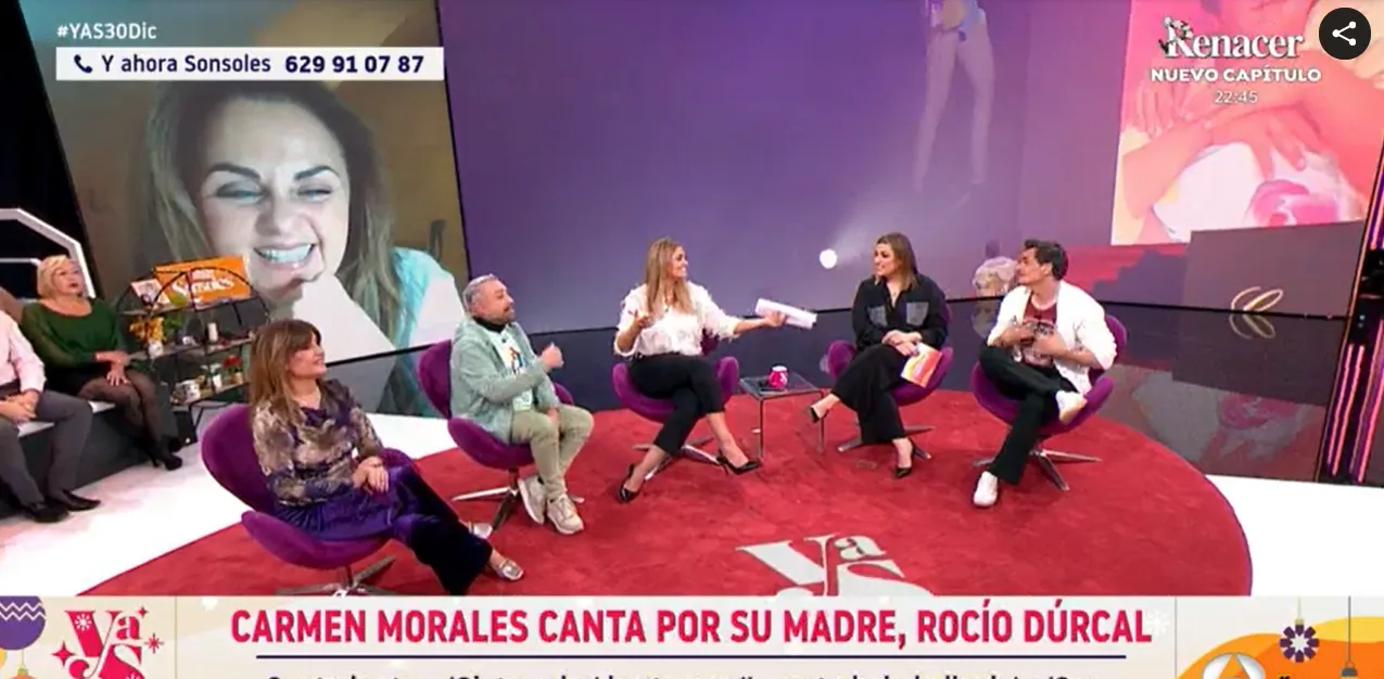 Carmen Morales en una conexión con Y ahora Sonsoles