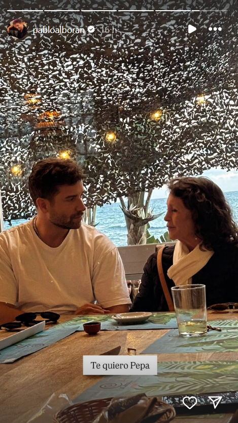 Pablo Alborán publica una foto con Pepa Flores en stories