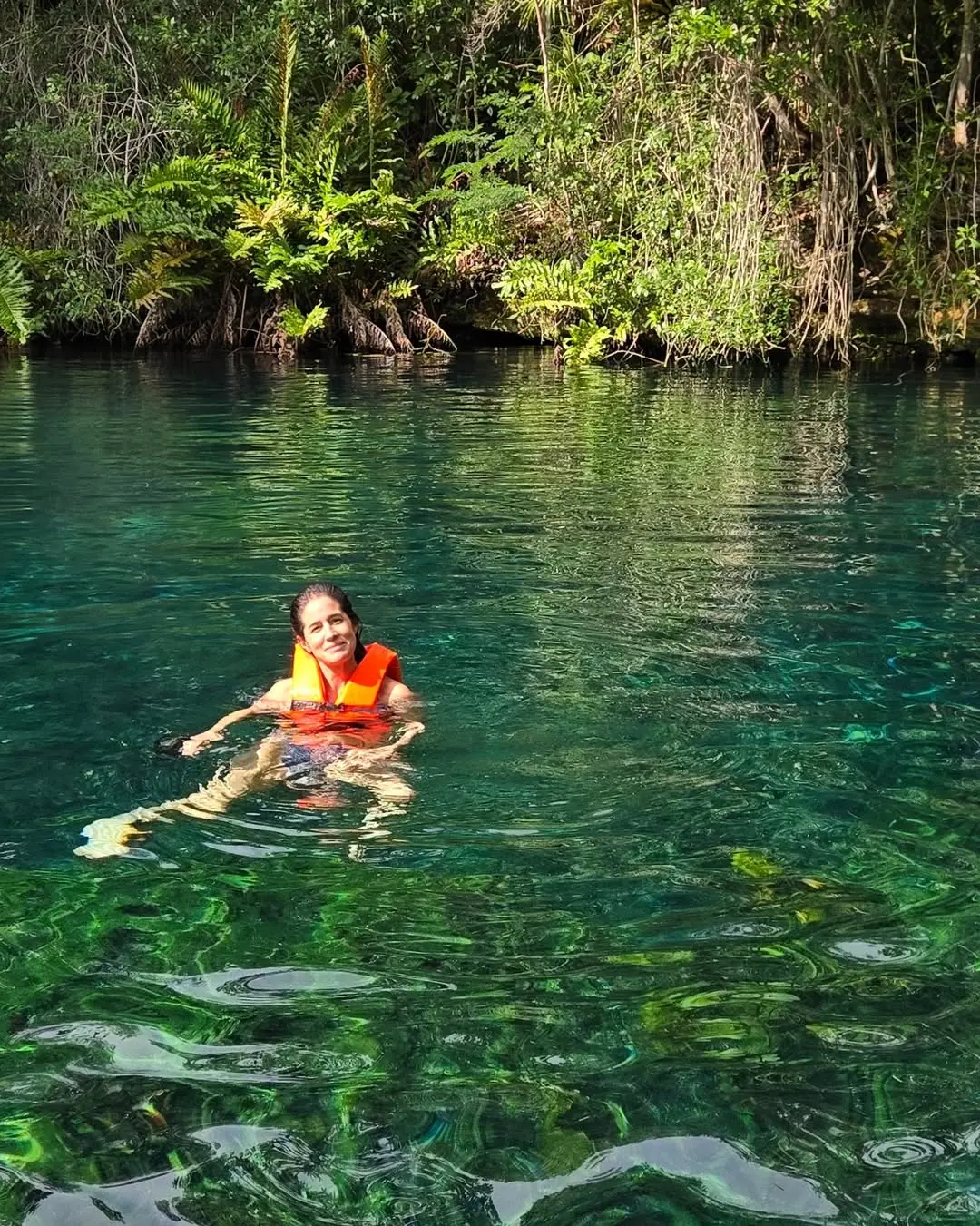 Publicación de Instagram de Isabel Jiménez durante su estancia en México.