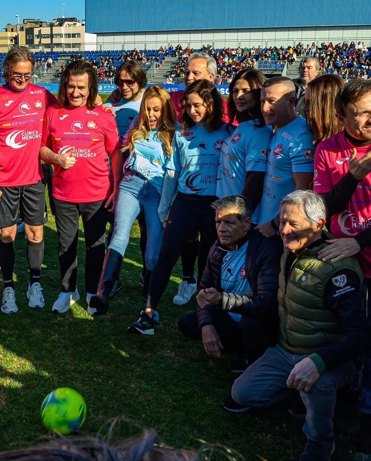 Ana Obregón Alessandro Lequio partido benéfico