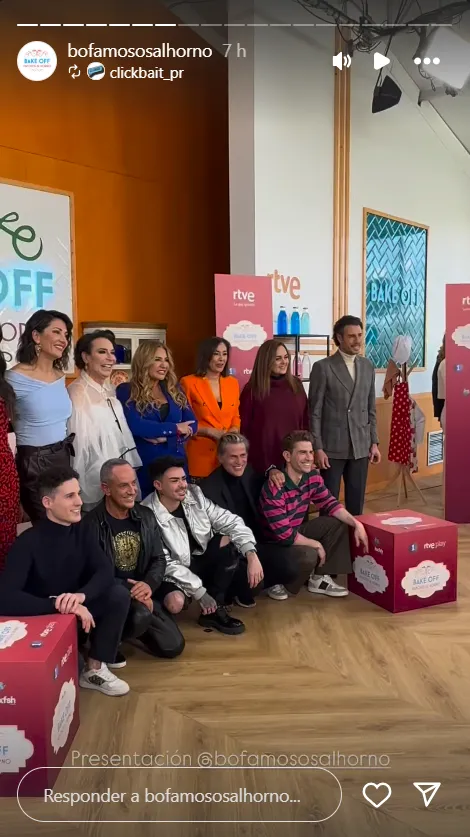 Famosos en la promo de la segunda entrega de Bake Off