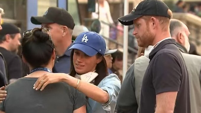 Harry y Meghan trabajan como voluntarios en los incendios de Los Ángeles