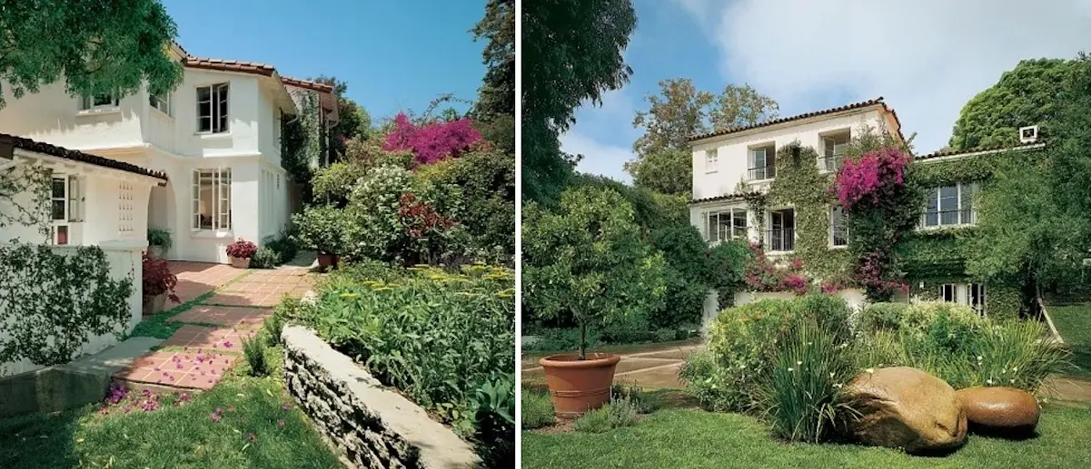 Así era la casa de Jamie Lee Curtis antes de ser devorada por el fuego.