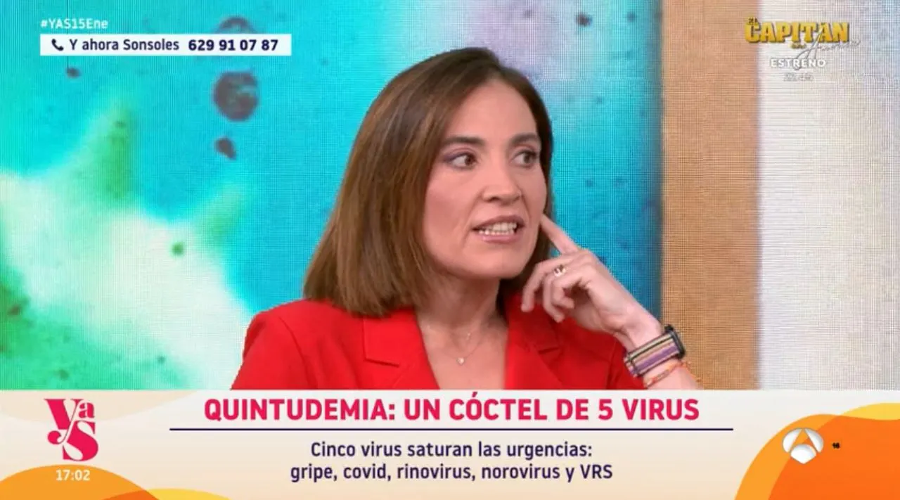 Boticaria García hablando en 'Y ahora, Sonsoles' de la "quintudemia".