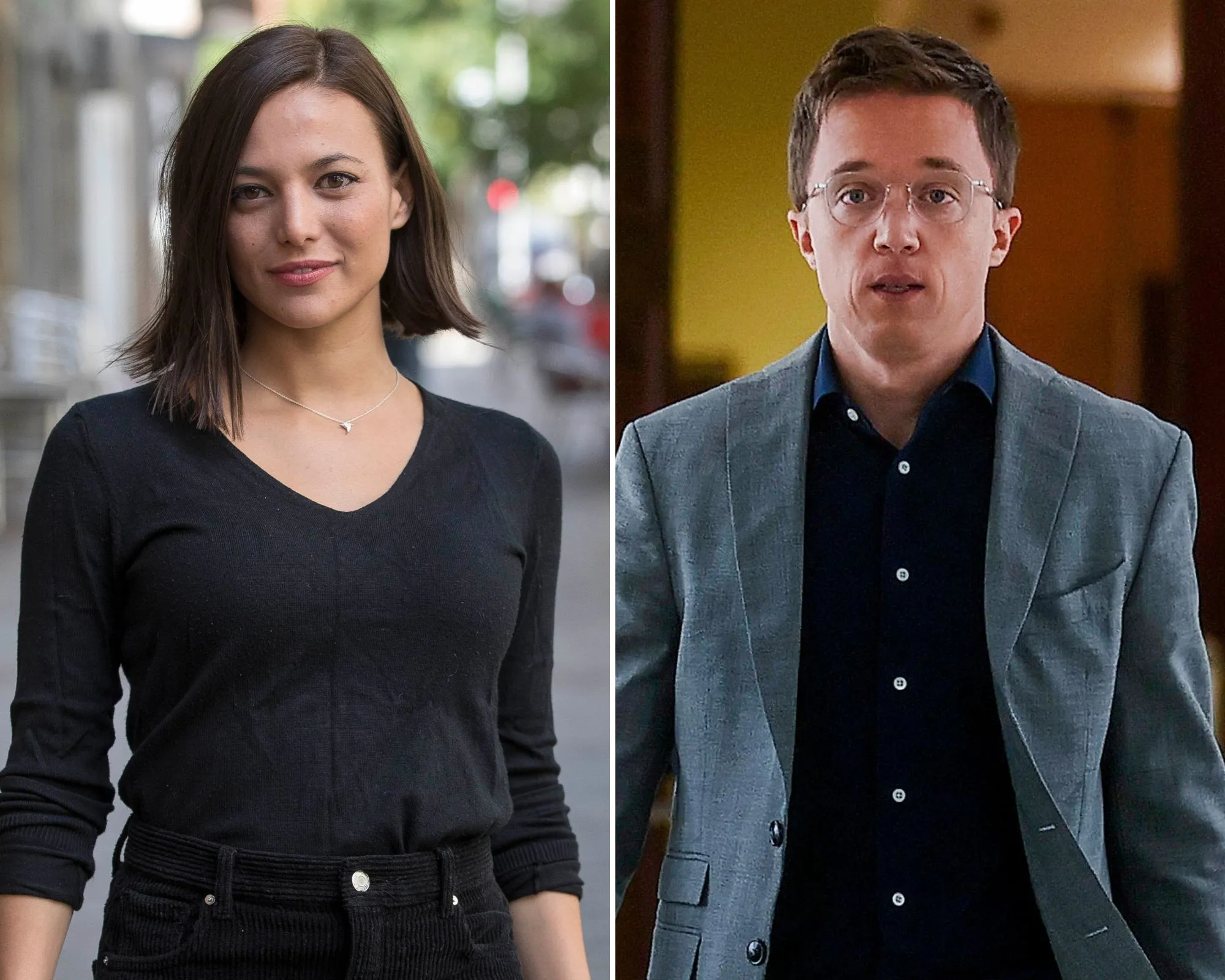 Elisa Mouliaá e Íñigo Errejón.