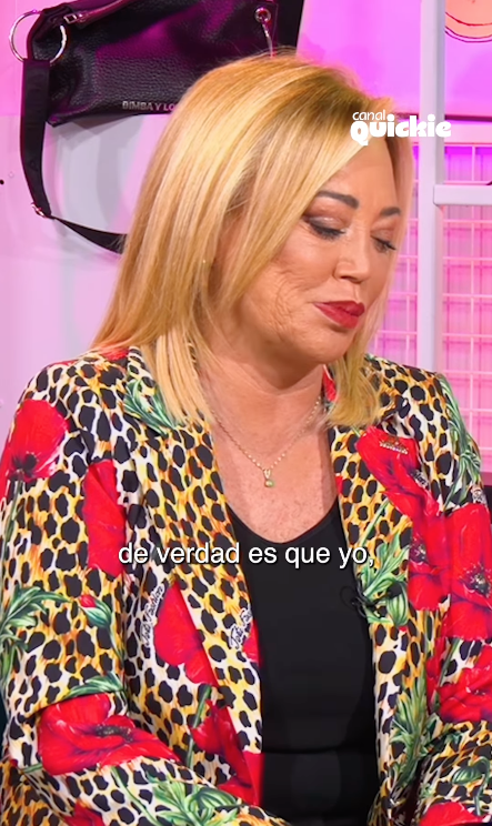 Belén Esteban se emociona en 'Ni que fuéramos' hablando de Merchi, la madre de Anabel Pantoja.