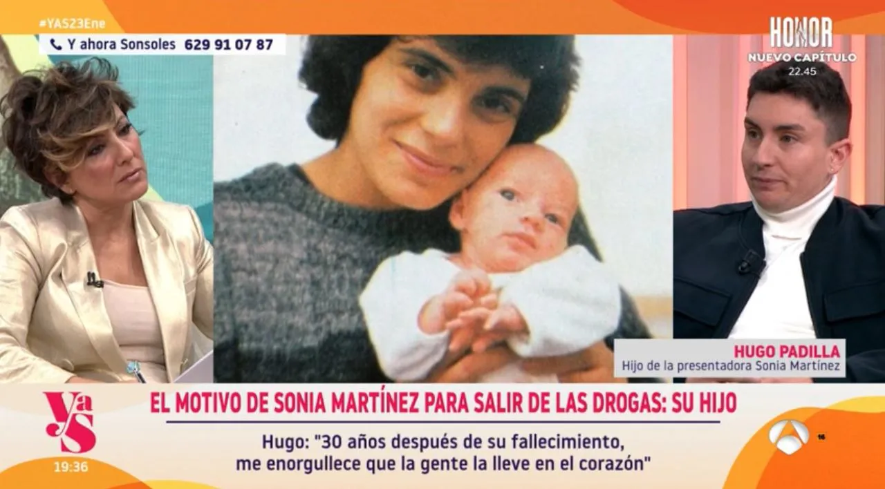 Hugo Padilla, hijo de Sonia Martínez en 'Y ahora, Sonsoles'.