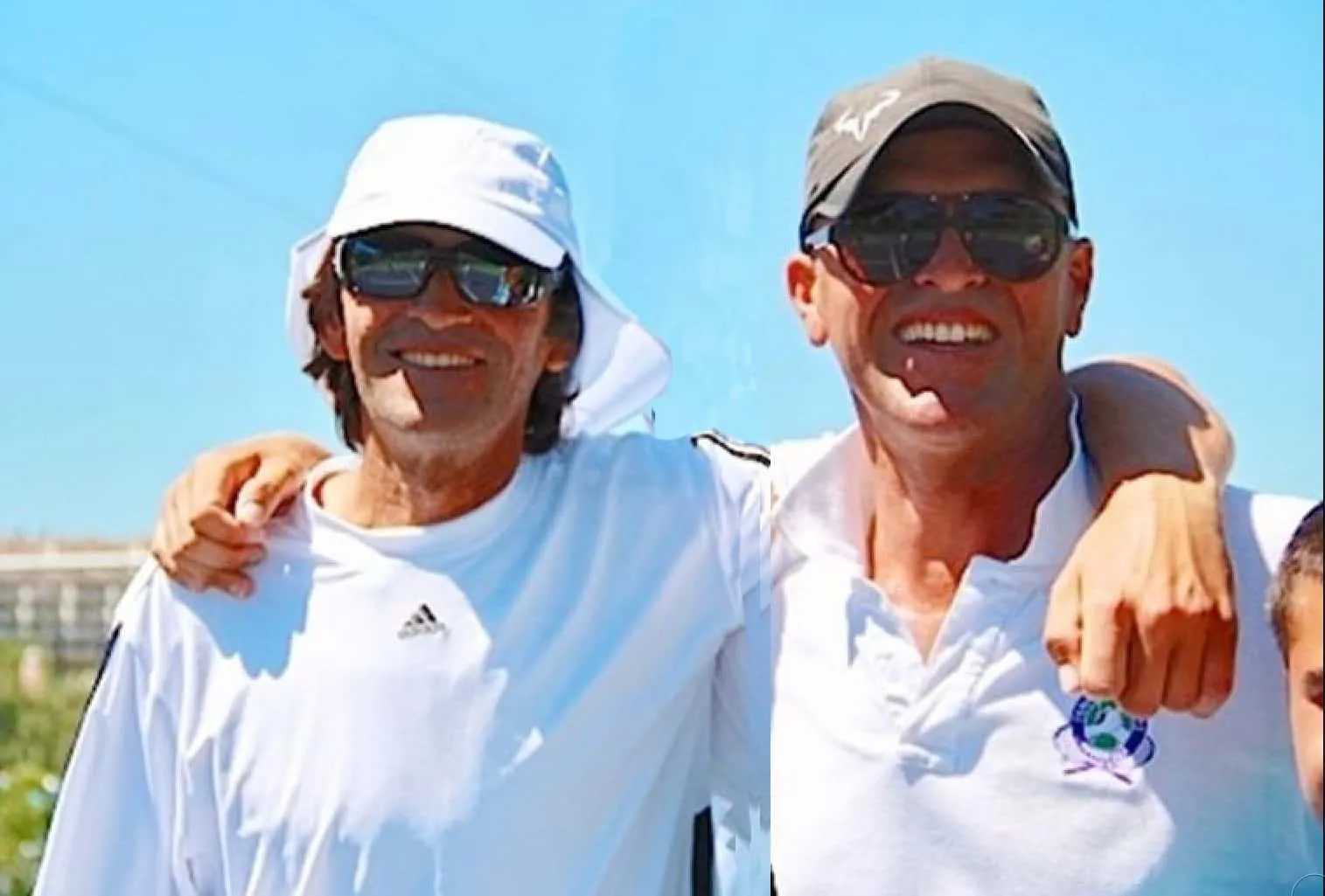 Frank Francés con su hermano Berbard. 
Foto: Tennis Brothers Marbella.