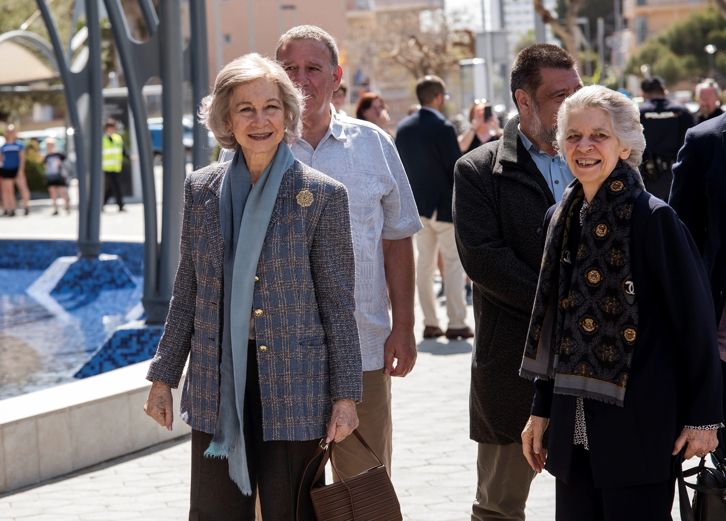 Irene de Grecia con la reina Sofía.