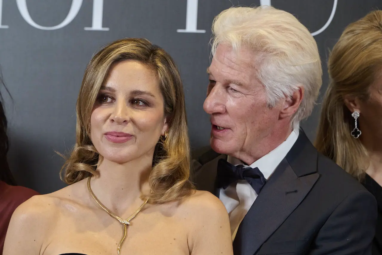 Richard Gere y Alejandra Gere.