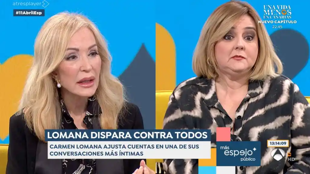 Pilar Vidal y Carmen Lomana.