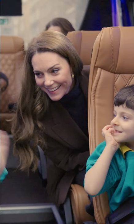 Kate Middleton, monitora de niños por un día