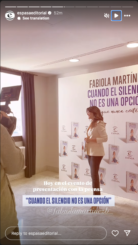 Fabiola Martínez presenta su nuevo libro