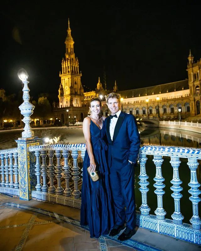 Manuel Díaz y Virginia Troconis en una imagen juntos y felices