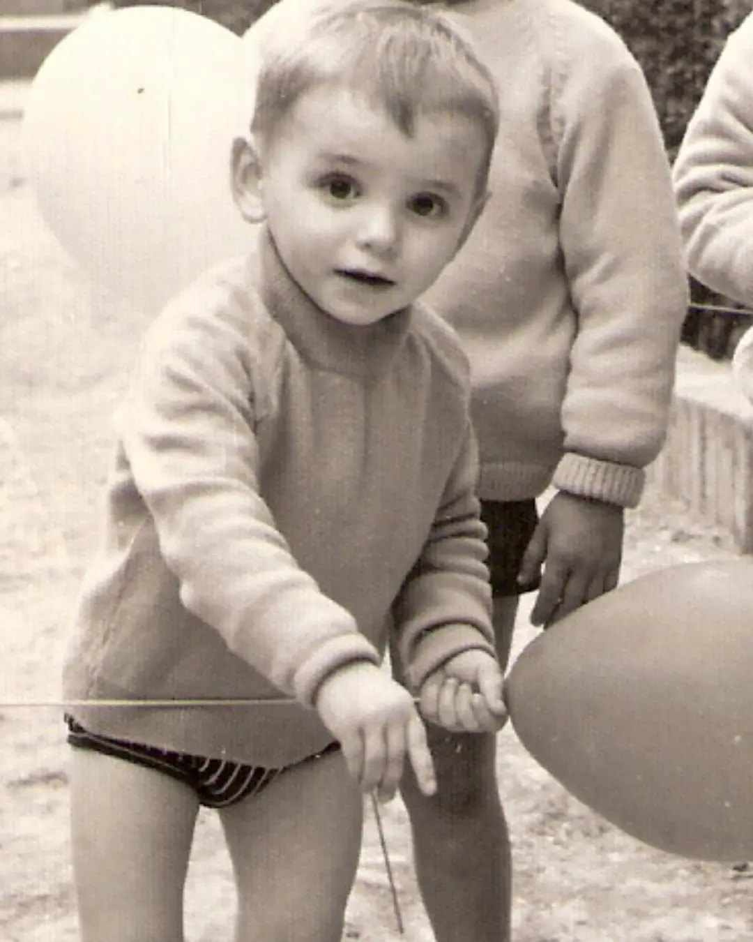 Fernando Tejero, de pequeño.