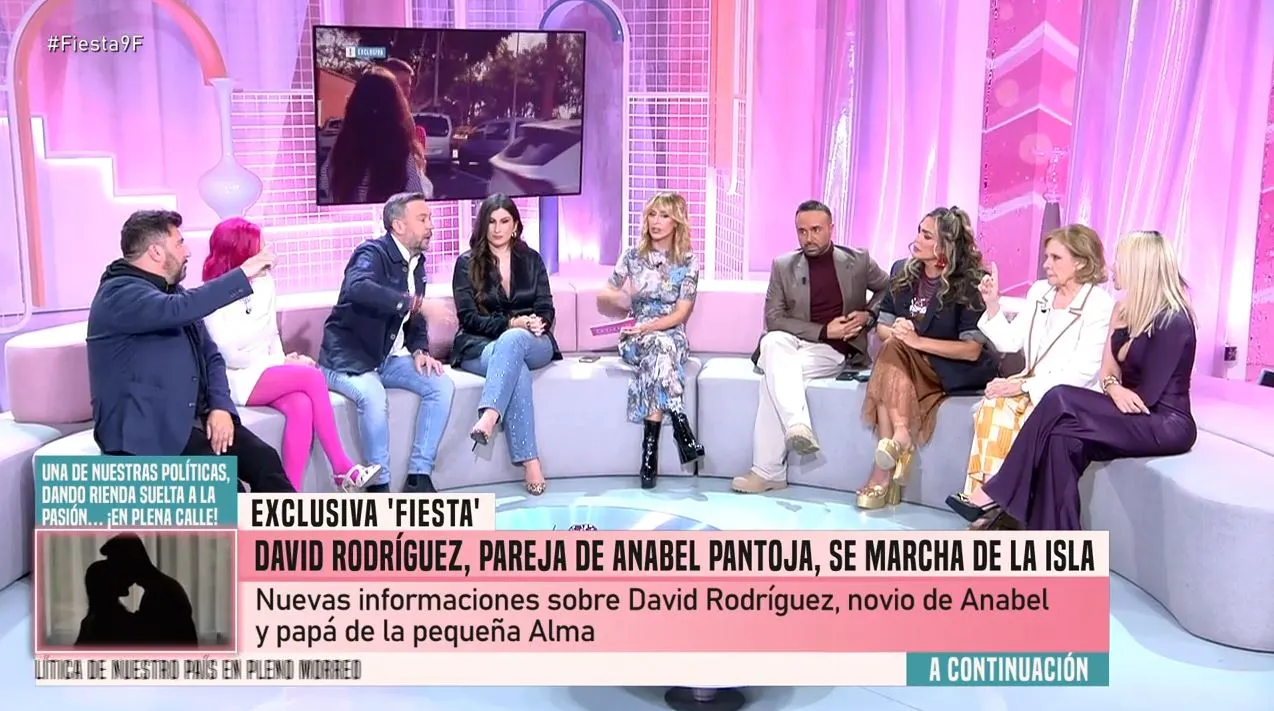 En 'Fiesta' hablan de David Rodríguez y Anabel Pantoja.