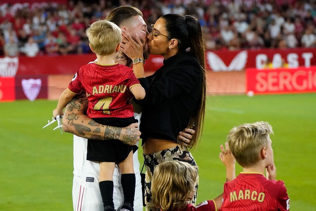 Pilar Rubio y Sergio Ramos.