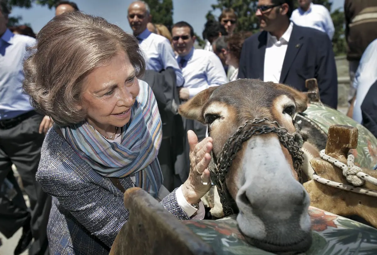 La reina Sofía es una amante de los animales