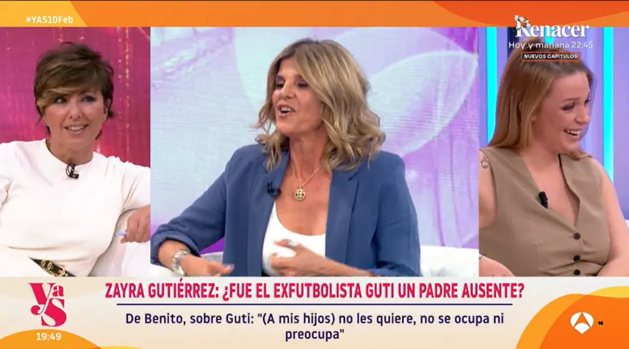 Zayra Gutiérrez en Y ahora Sonsoles hablando de la separación de sus padres