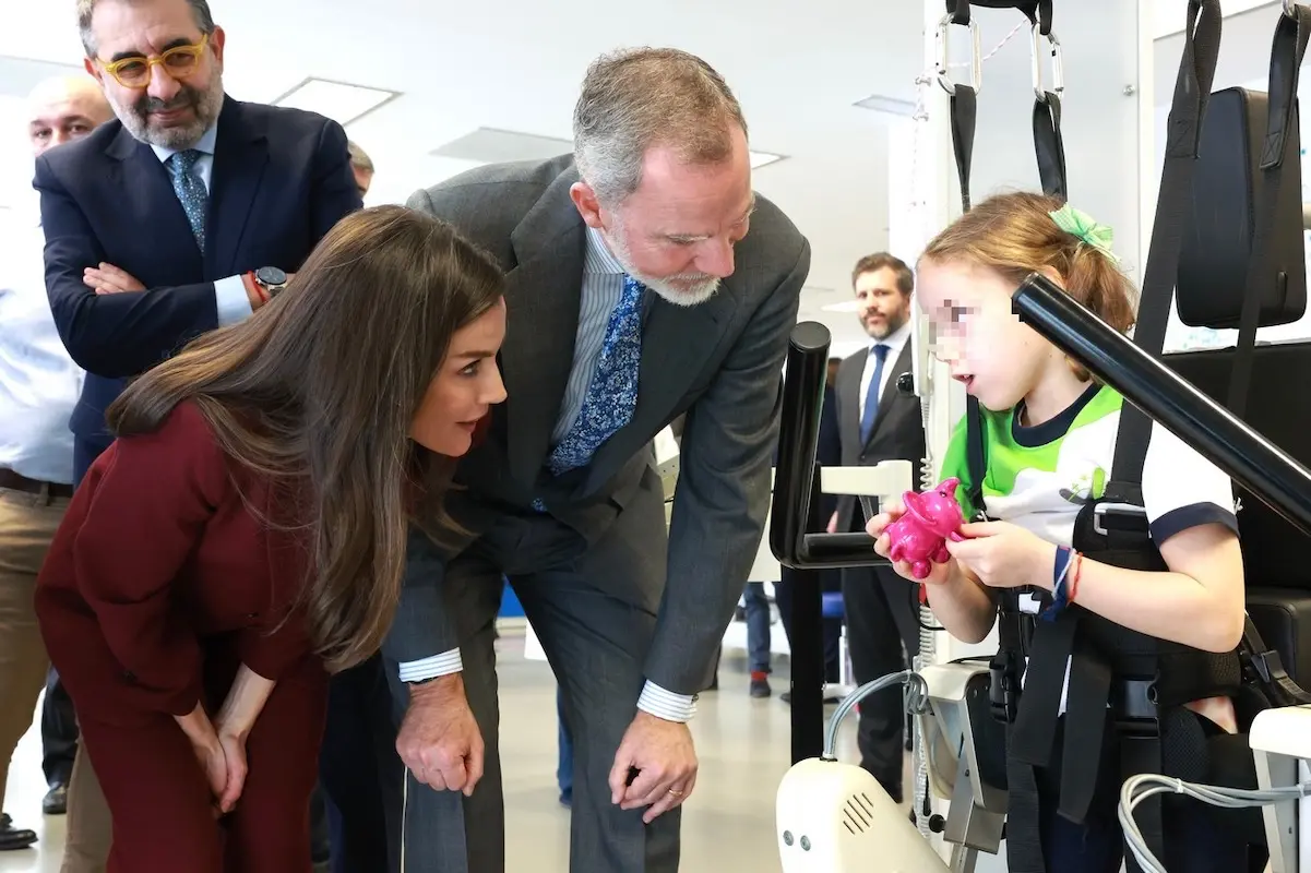 Visita Felipe y Letizia Hospital Parapléjicos de Toledo