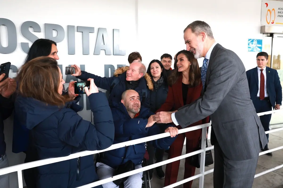 Visita Felipe y Letizia Hospital Parapléjicos de Toledo