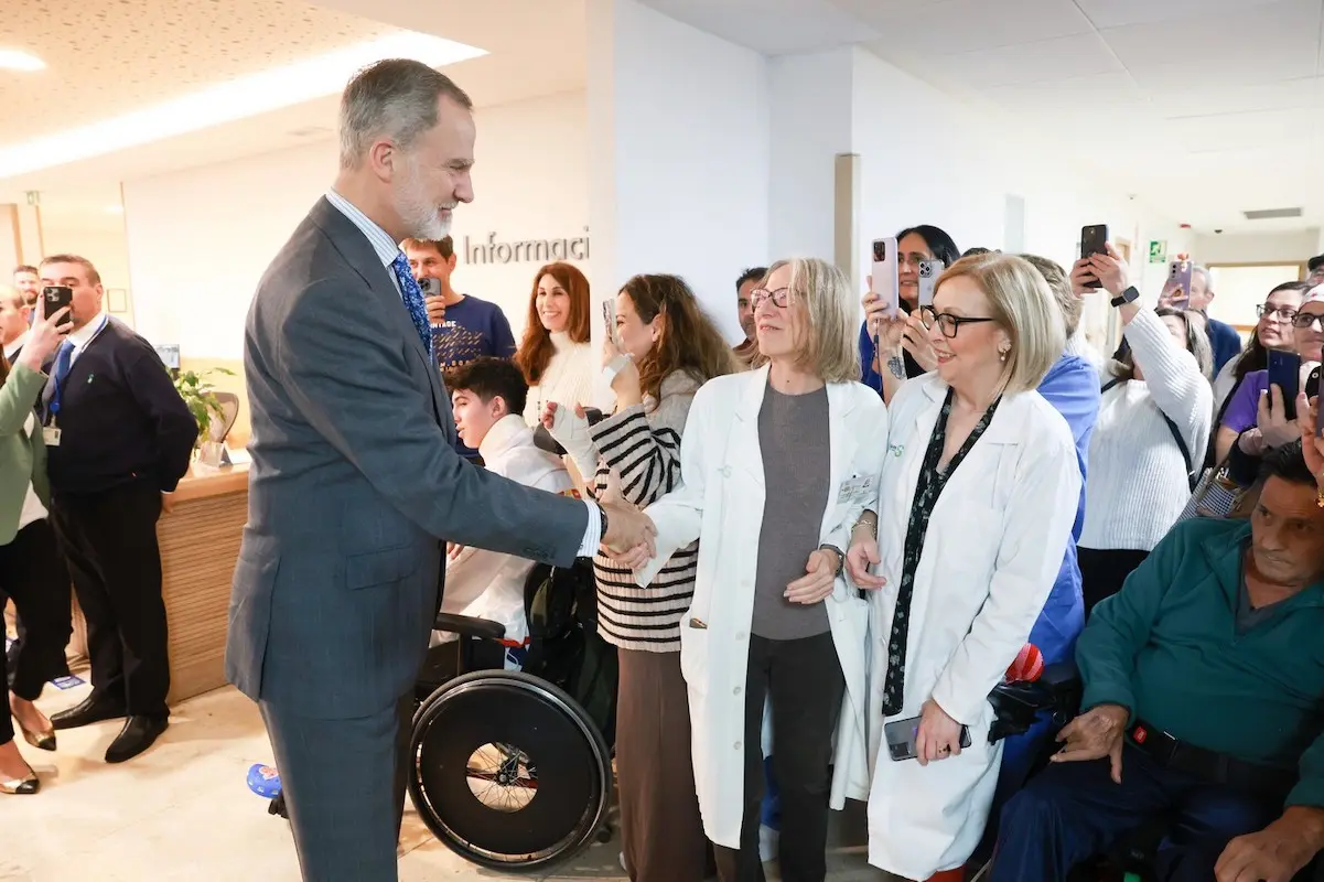 Visita Felipe y Letizia Hospital Parapléjicos de Toledo