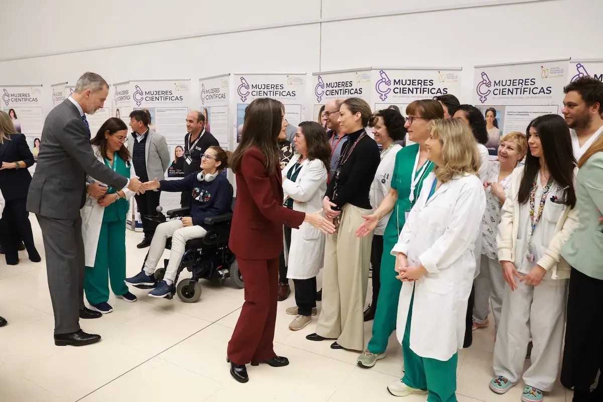 Visita Felipe y Letizia Hospital Parapléjicos de Toledo