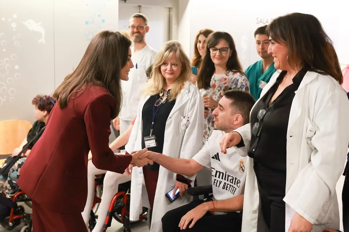 Visita Felipe y Letizia Hospital Parapléjicos de Toledo