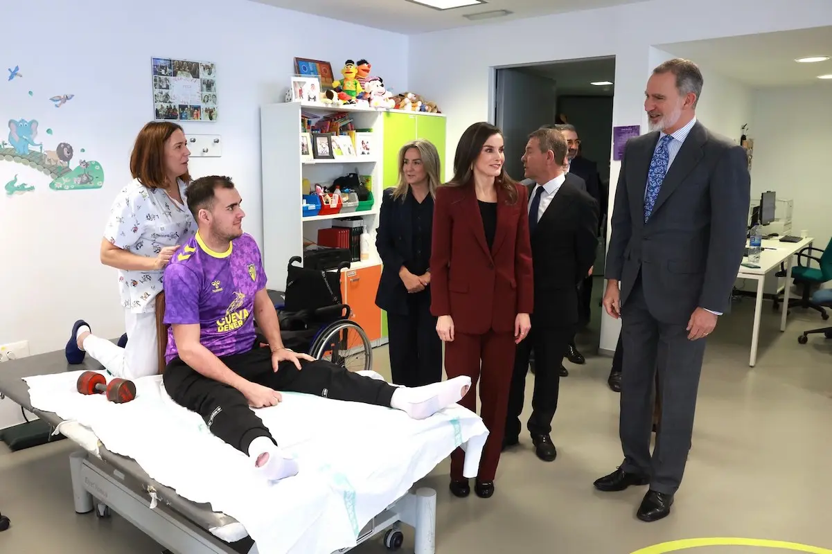 Visita Felipe y Letizia Hospital Parapléjicos de Toledo