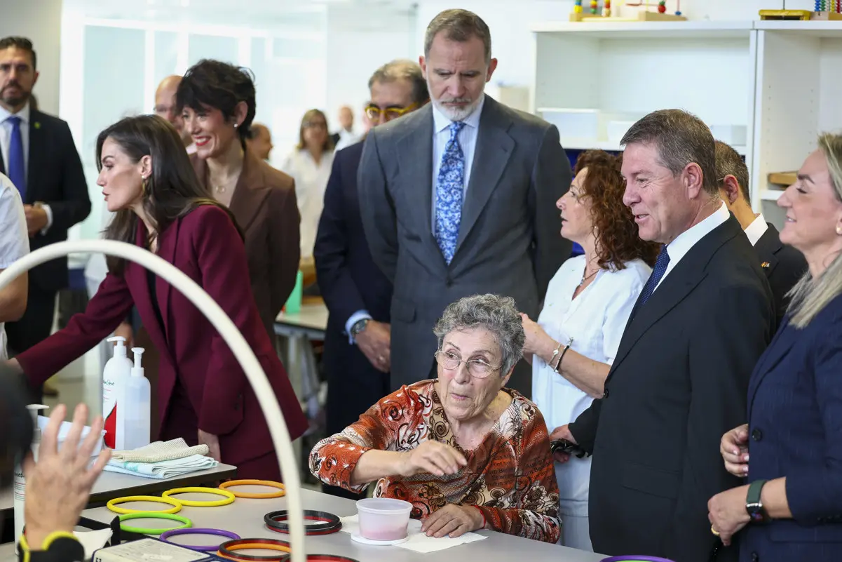 Visita Felipe y Letizia Hospital Parapléjicos de Toledo