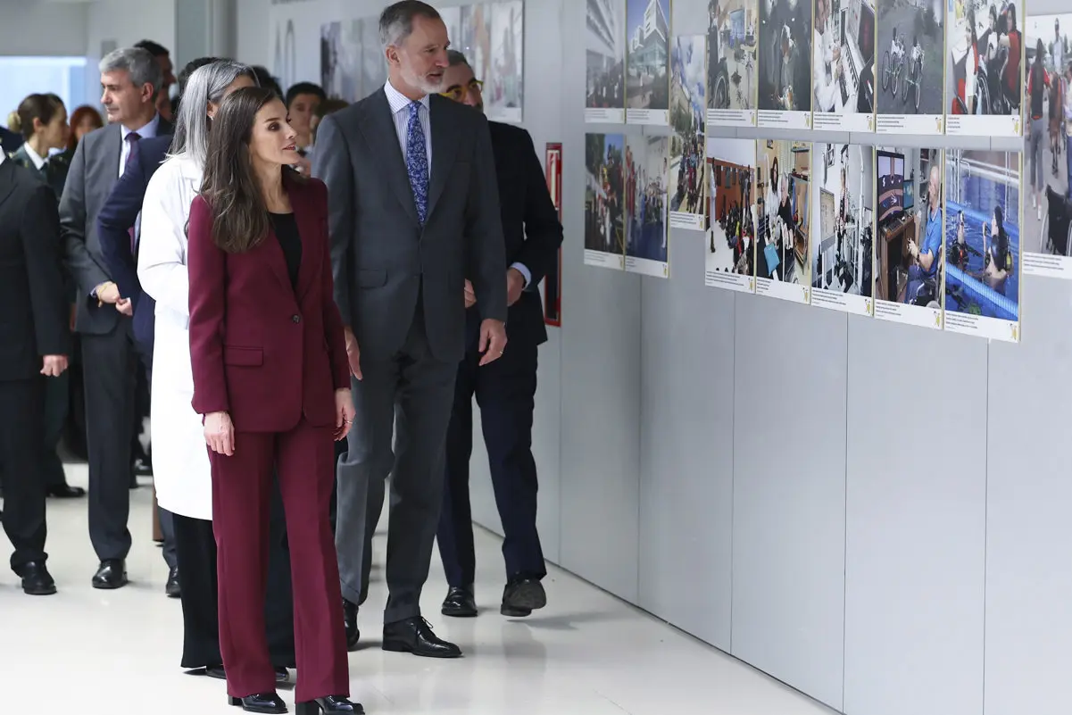 Visita Felipe y Letizia Hospital Parapléjicos de Toledo