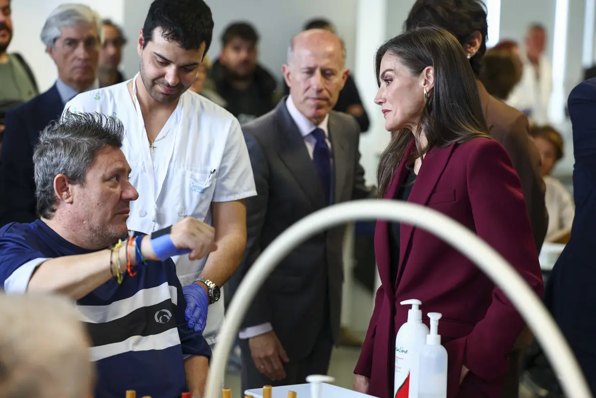 Visita Felipe y Letizia Hospital Parapléjicos de Toledo