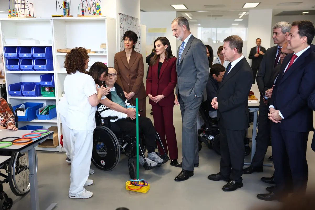 Visita Felipe y Letizia Hospital Parapléjicos de Toledo