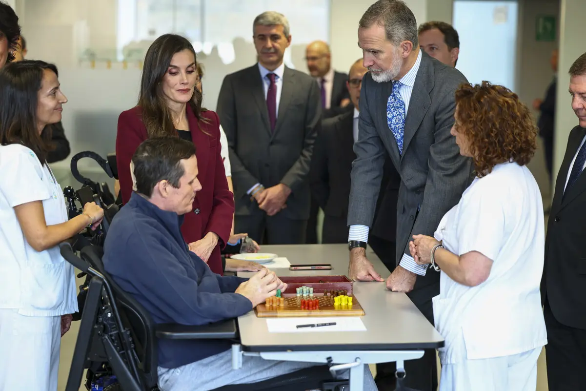 Visita Felipe y Letizia Hospital Parapléjicos de Toledo