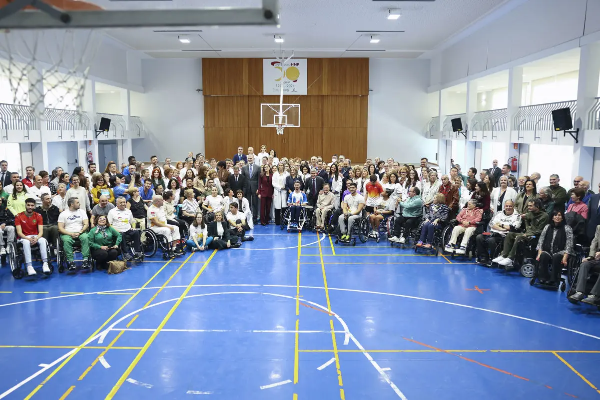 Visita Felipe y Letizia Hospital Parapléjicos de Toledo