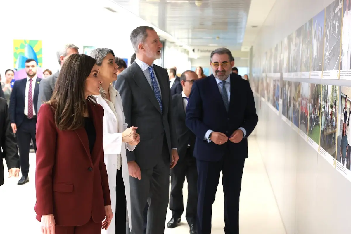 Visita Felipe y Letizia Hospital Parapléjicos de Toledo