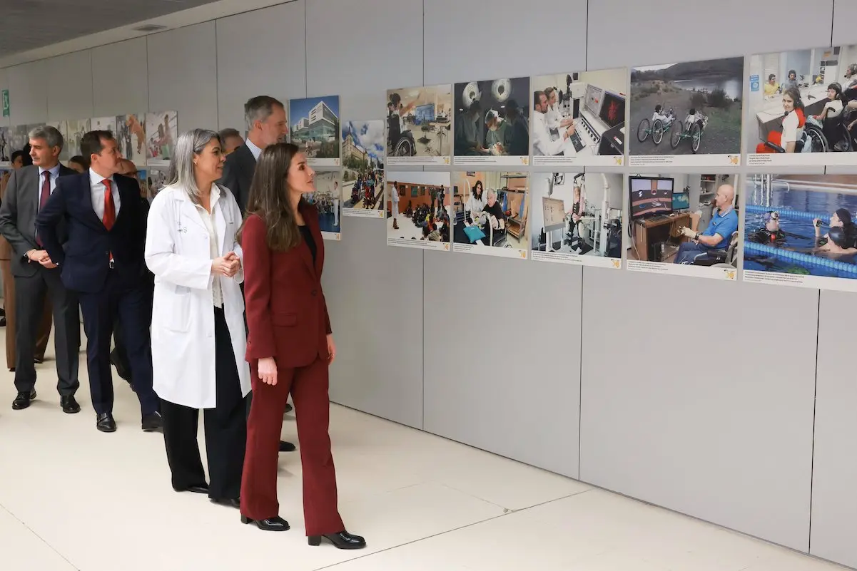 Visita Felipe y Letizia Hospital Parapléjicos de Toledo