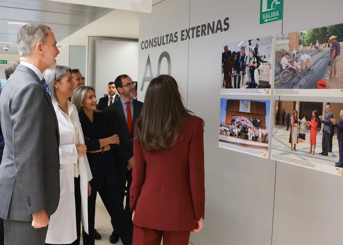 Visita Felipe y Letizia Hospital Parapléjicos de Toledo