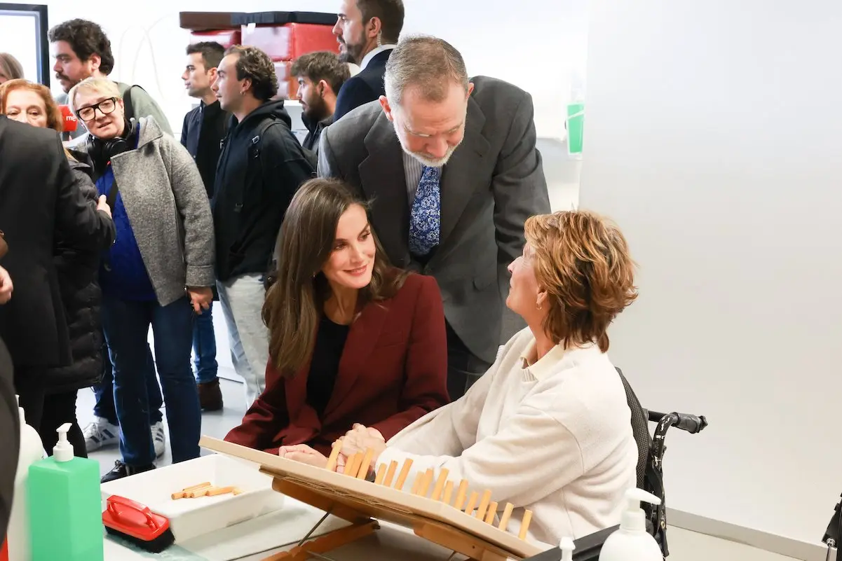 Visita Felipe y Letizia Hospital Parapléjicos de Toledo