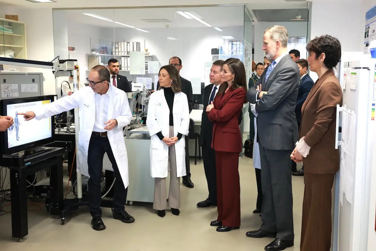 Visita Felipe y Letizia Hospital Parapléjicos de Toledo