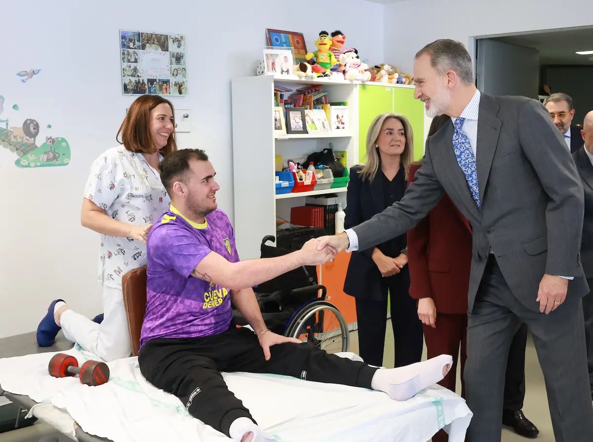 Visita Felipe y Letizia Hospital Parapléjicos de Toledo