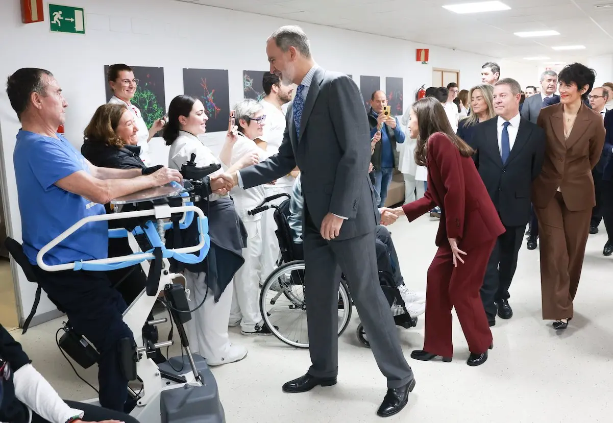 Visita Felipe y Letizia Hospital Parapléjicos de Toledo