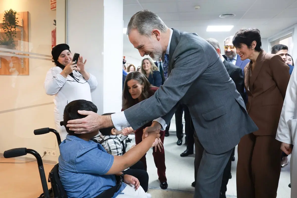 Visita Felipe y Letizia Hospital Parapléjicos de Toledo