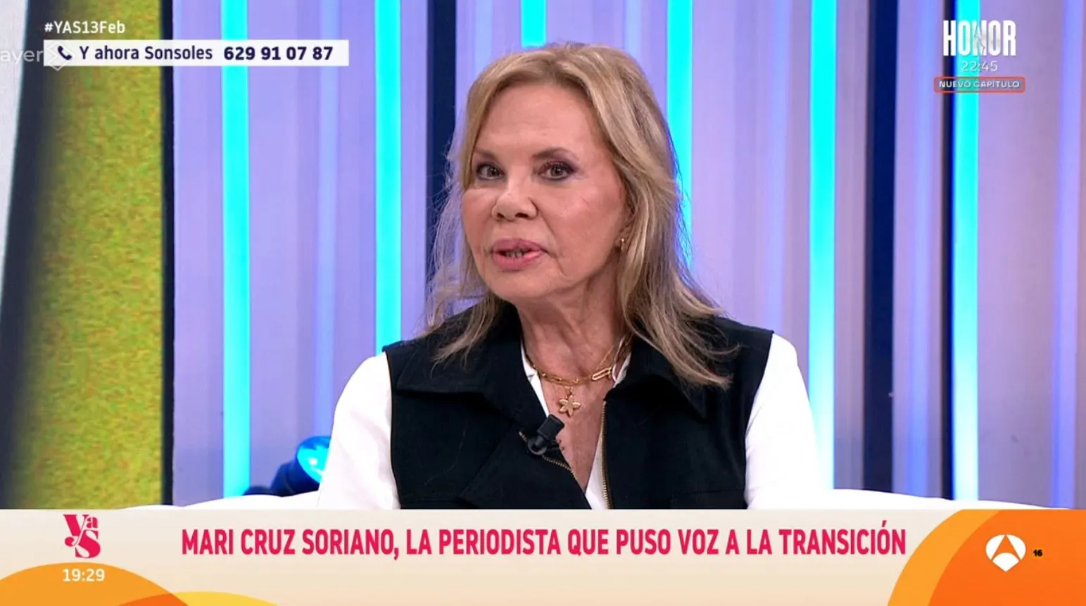 Mari Cruz Soriano en 'Y ahora, Sonsoles'.