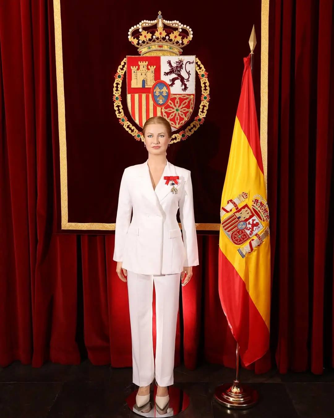 Figuras de los Reyes y Leonor en el Museo de Cera de Madrid