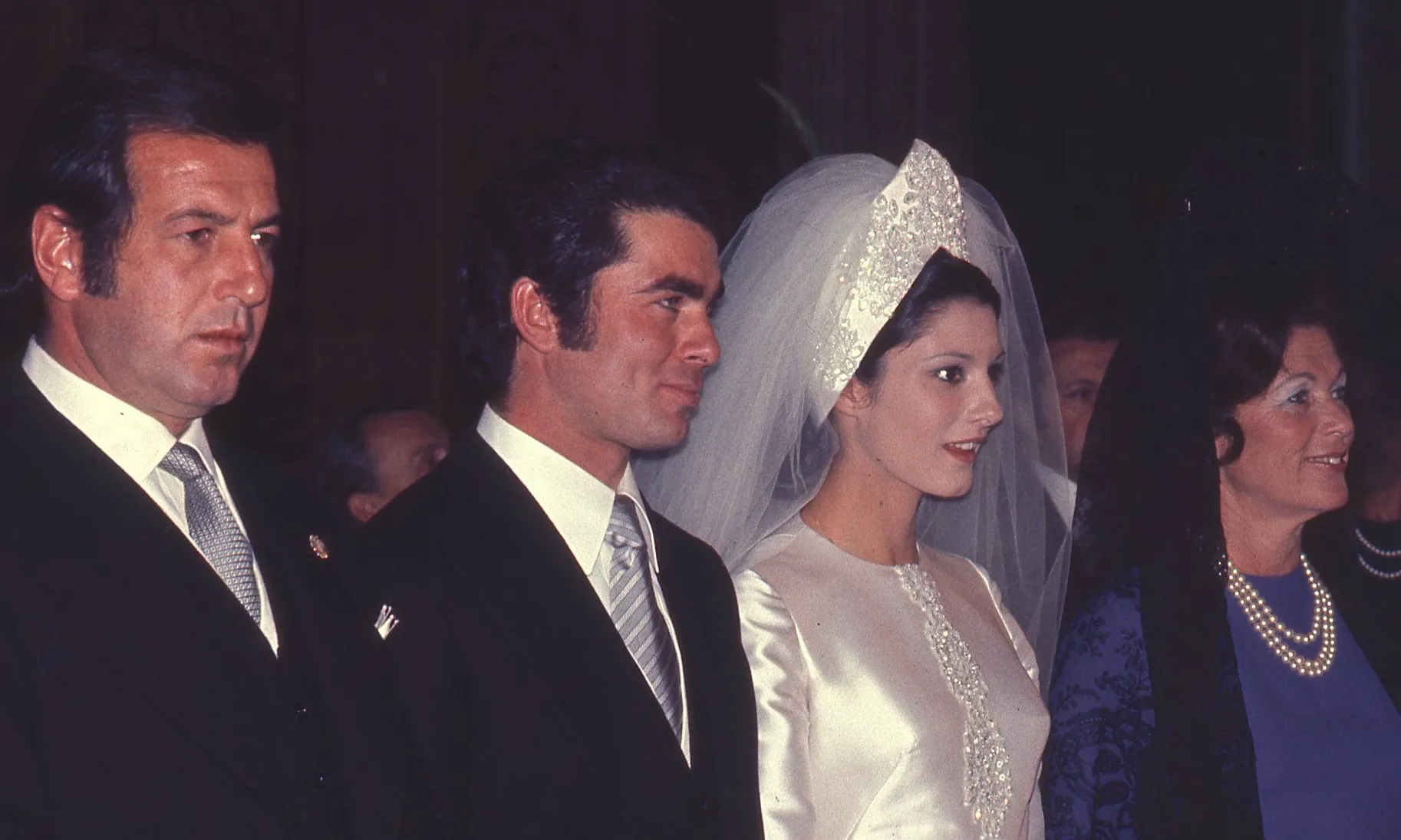 La boda de Carmina Ordóñez y Paquirri.