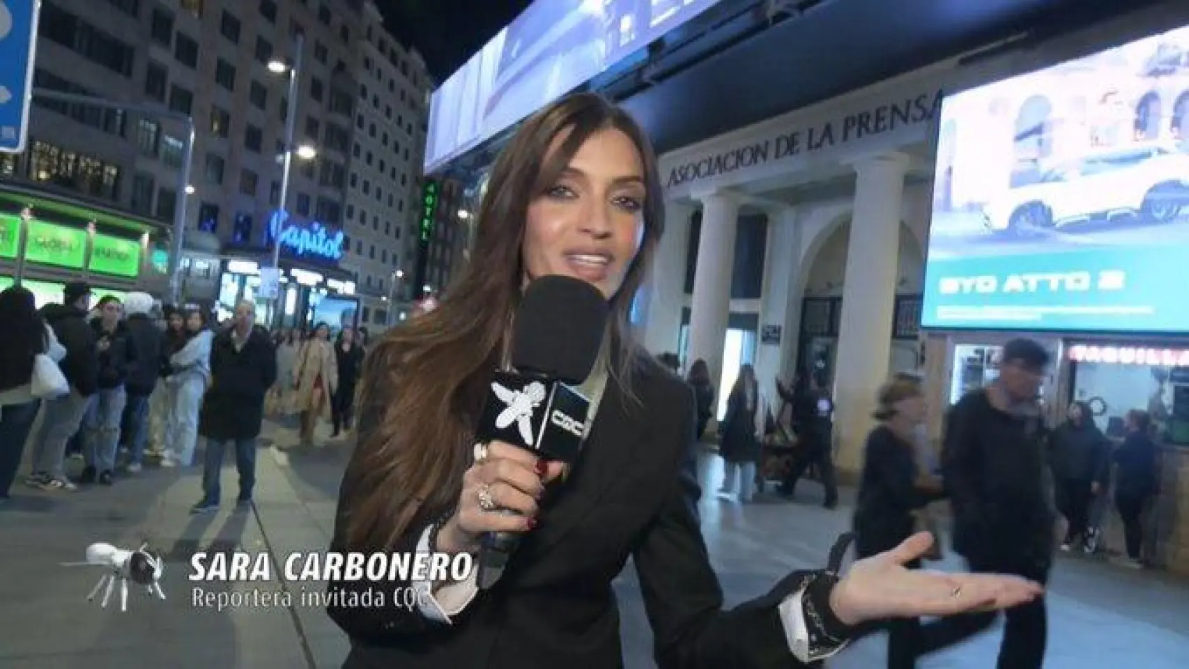 Sara Carbonero: así ha sido su debut como reportera de 'Caiga quien caiga'