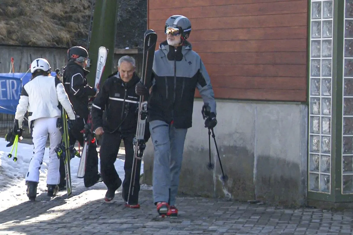 Felipe VI, en Baqueira Beret este fin de semana.