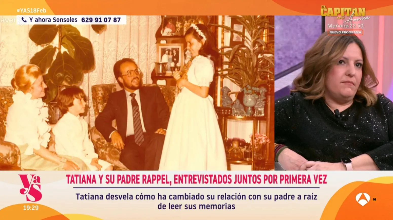 Rappel y su hija Tatiana en 'Y ahora, Sonsoles'.