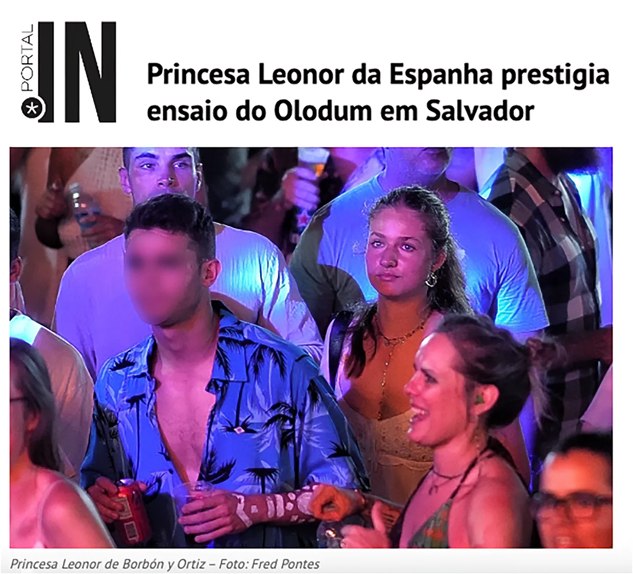 La princesa Leonor, pillada besando a un chico en Brasil.